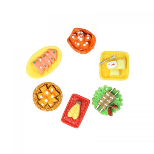Celular Kit de bricolaje, resina, Forma de comida, engomada de gota, Diferente forma para la elección, más colores para la opción, aproximado 100PCs/Bolsa, Vendido por Bolsa