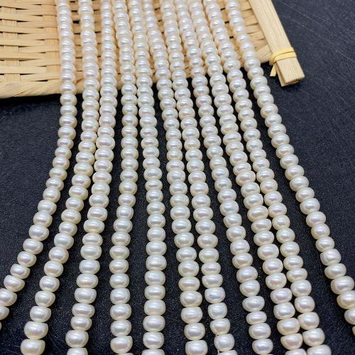 Cultured Baroque Freshwater Pearl Beads, irregular, polished, different grades for choice & DIY & different size for choice, white, Sold Per Approx 38 cm Strand