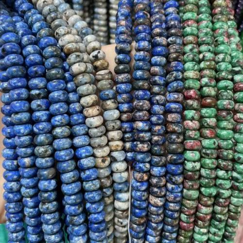 Jade Perlen, Abakus,Rechenbrett, poliert, gefärbt & DIY, keine, 5x8mm, verkauft per ca. 38 cm Strang