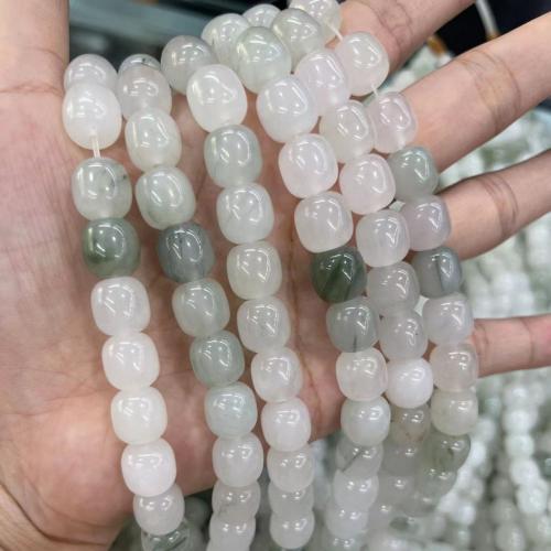Perles bijoux en pierres gemmes, Seau, poli, DIY, couleurs mélangées, 10x10mm, Vendu par Environ 38 cm brin