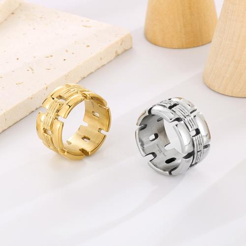 Stainless Steel Finger Ring, 304 Stainless Steel, Vacuum Ion Plating, fashion jewelry & different size for choice & for man, more colors for choice, width 12mm, Sold By PC