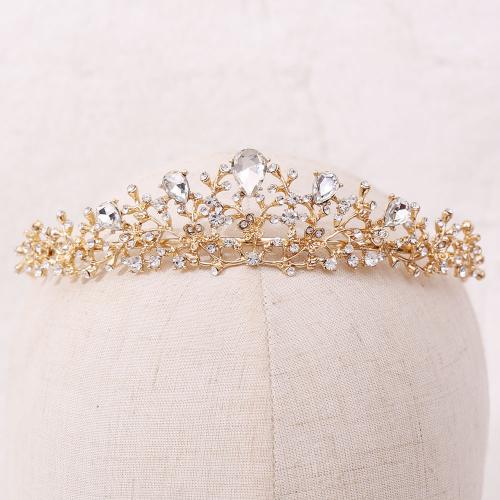 Bridal Tiaras, Tibetan Style, fashion jewelry & for woman & with rhinestone, more colors for choice, nickel, lead & cadmium free, Inner Diameter:Approx 155mm, Sold By PC