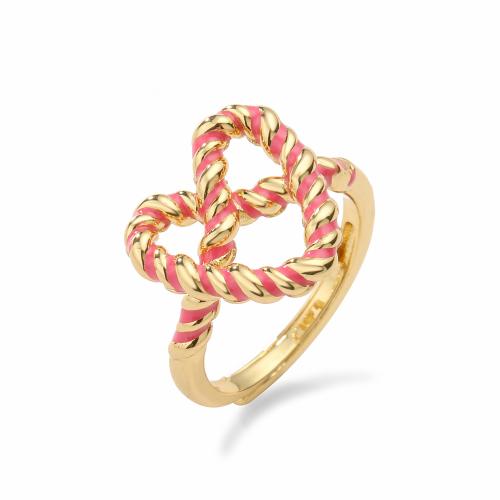 Messing ringen, plated, voor vrouw & glazuur, meer kleuren voor de keuze, Verkocht door PC