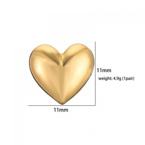 Латунь Комплект ювелирных изделий, Сердце, Другое покрытие, разные стили для выбора & Женский, Золотой, продается PC