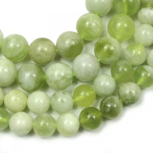 Perline giada, Verde-Jade, Cerchio, lucido, DIY & formato differente per scelta, verde, Venduto per Appross. 38 cm filo