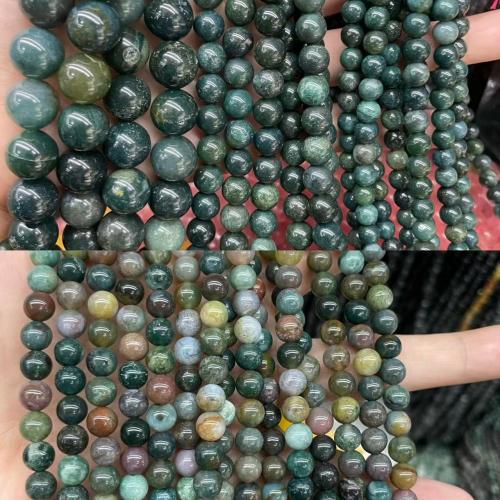 Perles agates, Agate, Rond, poli, DIY & différents matériaux pour le choix & normes différentes pour le choix, plus de couleurs à choisir, Vendu par Environ 38 cm brin