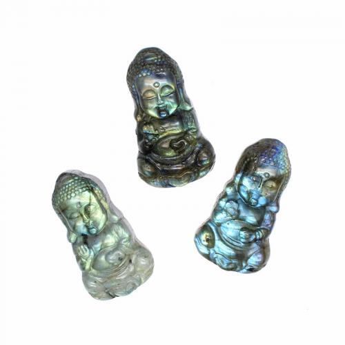 Gemstone Pendants Jewelry, Labradorite, Carved, fashion jewelry & DIY & different styles for choice & no hole, more colors for choice, Sold By PC