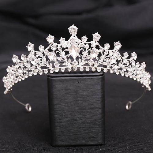 Bridal Tiaras, Tibetan Style, fashion jewelry & for woman & with rhinestone, more colors for choice, nickel, lead & cadmium free, Inner Diameter:Approx 145mm, Sold By PC