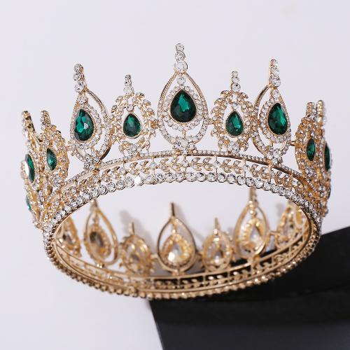 Bridal Tiaras, Tibetan Style, fashion jewelry & for woman & with rhinestone, more colors for choice, nickel, lead & cadmium free, Inner Diameter:Approx 125mm, Sold By PC