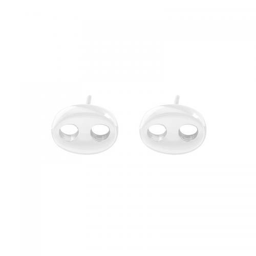 Brass Stud Earring Vacuum Ion Plating fashion jewelry & for woman nickel lead & cadmium free Sold By Pair