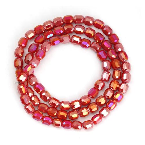 Fashion Glass Beads Crystal plated DIY Approx Sold By Strand