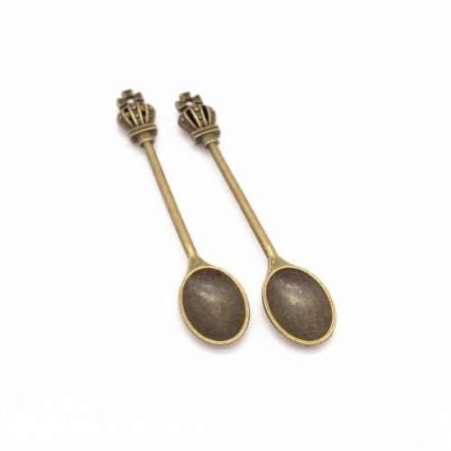 Zinc Alloy Pendants Spoon plated DIY Approx Sold By Bag