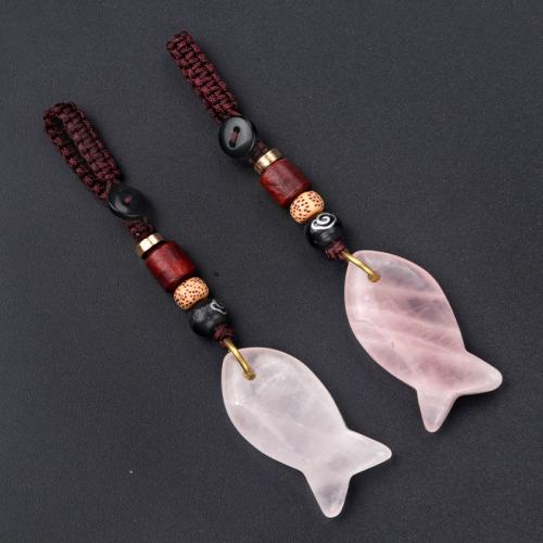 Fashion Decoration Gemstone with Nylon Cord Fish DIY Sold By PC
