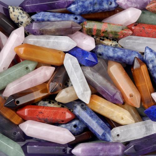 Bijoux Pendentifs en pierres gemmes, pierre gemme, DIY & différents matériaux pour le choix, plus de couleurs à choisir, 10x40mm, Vendu par PC