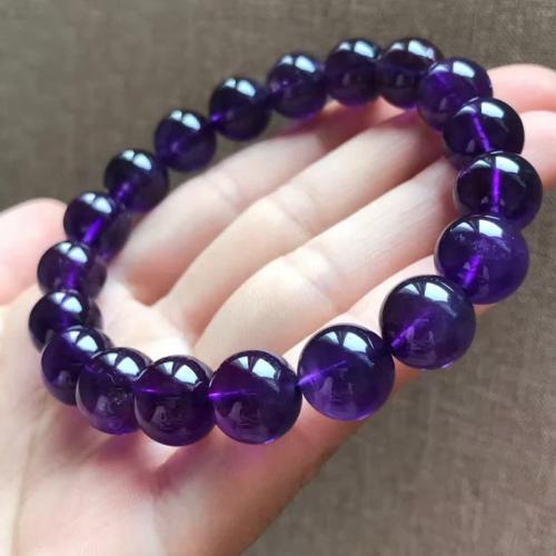 Quartz Bracelets, Amethyst, fashion jewelry & different size for choice & different styles for choice & for woman, purple, nickel, lead & cadmium free, Sold By PC