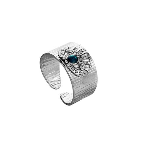 Zirkonia Edelstahl-Finger- Ring, 304 Edelstahl, Modeschmuck & Micro pave Zirkonia & für den Menschen, frei von Nickel, Blei & Kadmium, Innendurchmesser:ca. 19mm, verkauft von PC