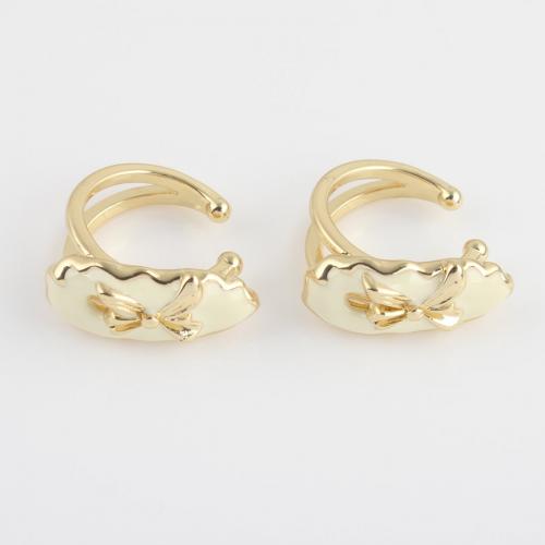 Brass Finger Ring gold color plated for woman nickel lead & cadmium free Sold By PC