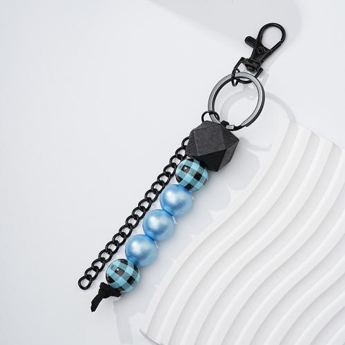 Tibetan Style Key Clasp, with Wood, Unisex, more colors for choice, nickel, lead & cadmium free, 170x35mm, Hole:Approx 4mm, Sold By PC
