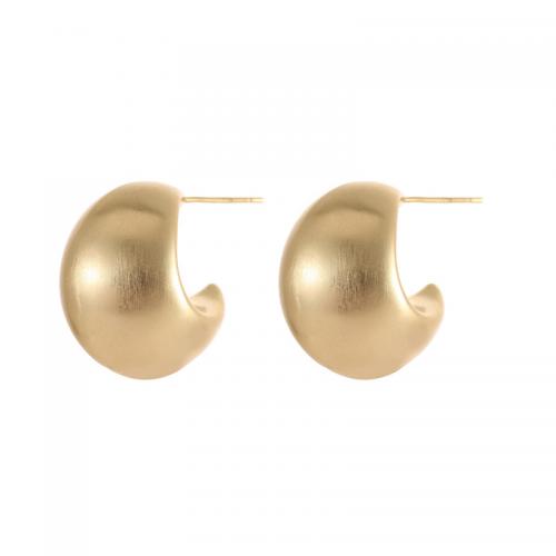 Brass Stud Earring plated & for woman Sold By Pair