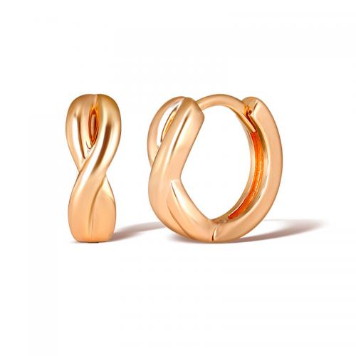 Brass Leverback Earring plated for woman rose gold color Sold By Pair
