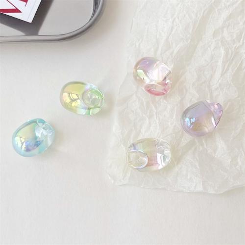 Acrylic Pendants, UV plating, DIY, more colors for choice, 19mm, Approx 200PCs/Bag, Sold By Bag