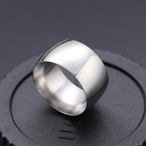 Titanium Steel Finger Ring, Vacuum Ion Plating, fashion jewelry & different size for choice & for man, more colors for choice, nickel, lead & cadmium free, Sold By PC