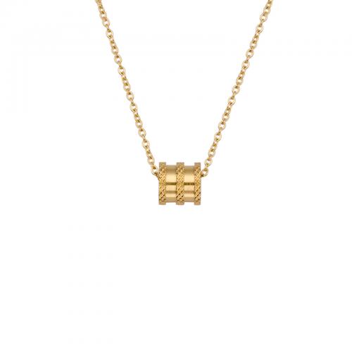 Titanstahl Halskette, Modeschmuck & verschiedene Stile für Wahl & für Frau & mit Strass, frei von Nickel, Blei & Kadmium, Länge:ca. 45 cm, verkauft von PC