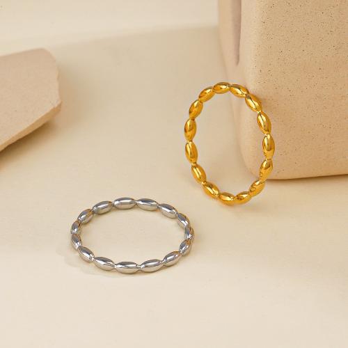 Prst prsten z nerezové oceli, 304 Stainless Steel, módní šperky & pro ženy, více barev na výběr, inner diameter 17mm, Prodáno By PC