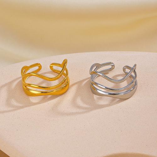 Prst prsten z nerezové oceli, 304 Stainless Steel, módní šperky & pro ženy, více barev na výběr, inner diameter 17mm, Prodáno By PC