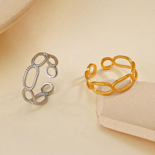 Edelstahl Ringe, 304 Edelstahl, Modeschmuck & für Frau & hohl, keine, inner diameter 17mm, verkauft von PC