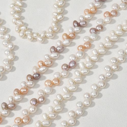 Natural Freshwater Pearl Loose Beads, DIY & different size for choice, more colors for choice, Sold By Strand