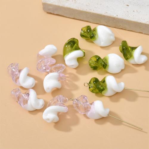 Perles murano faites à la main , chalumeau, Griffe, DIY, plus de couleurs à choisir, 24.70x13mm, Trou:Environ 1.5mm, Vendu par PC