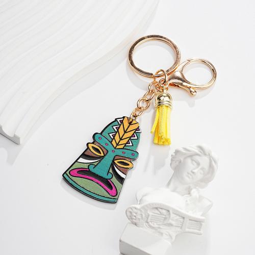 Zinc Alloy Key Clasp with Acrylic multifunctional & Unisex nickel lead & cadmium free Sold By PC