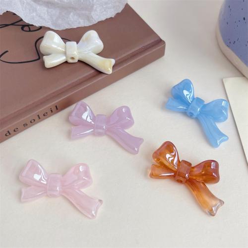 Acrylic Jewelry Beads Bowknot DIY Approx Sold By Bag