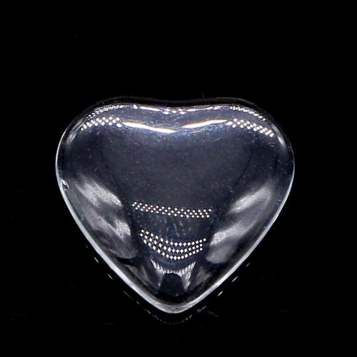 Fridge Magnets Glass Heart epoxy gel DIY clear Approx Sold By Bag