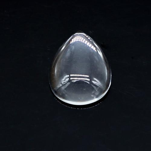 Fridge Magnets Glass Teardrop DIY clear Approx Sold By Bag