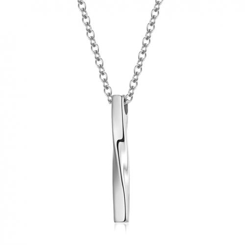 Titanstahl Halskette, mit Verlängerungskettchen von 5cm, Modeschmuck & unisex, keine, 5x41mm, Länge:ca. 60 cm, verkauft von PC