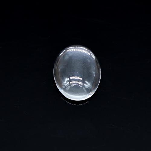 Fridge Magnets, Glass, Flat Oval, DIY, clear, 13x18mm, Approx 100PCs/Bag, Sold By Bag