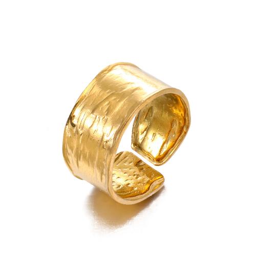 Stainless Steel Finger Ring, 304 Stainless Steel, Vacuum Ion Plating, fashion jewelry & for woman, more colors for choice, diameter 17mm, Sold By PC