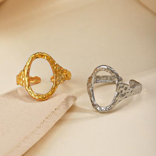 Edelstahl Ringe, 304 Edelstahl, Modeschmuck & für Frau & hohl, keine, diameter 17mm, verkauft von PC