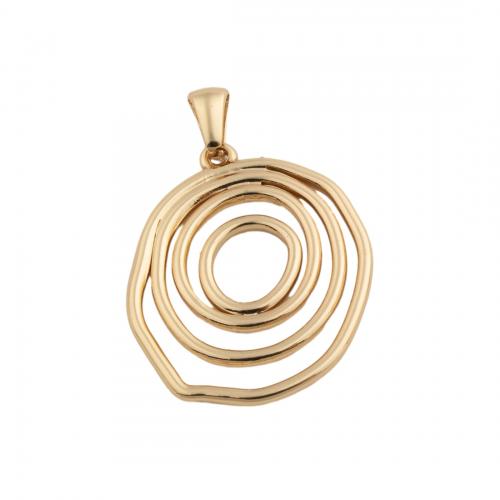 Stainless Steel Pendants 304 Stainless Steel plated DIY golden Approx 3.5mm Sold By PC