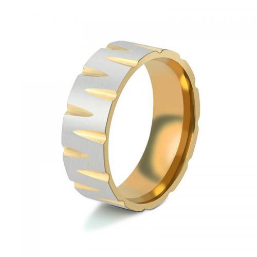 Палец кольцо из нержавеющей стали, Нержавеющая сталь 304, ювелирные изделия моды & Мужская & разный размер для выбора, Много цветов для выбора, не содержит никель, свинец, продается PC