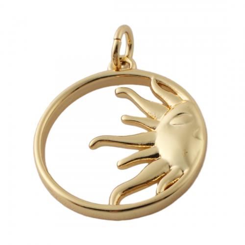 Brass Jewelry Pendants fashion jewelry & for woman golden nickel lead & cadmium free Approx 3.5mm Sold By PC