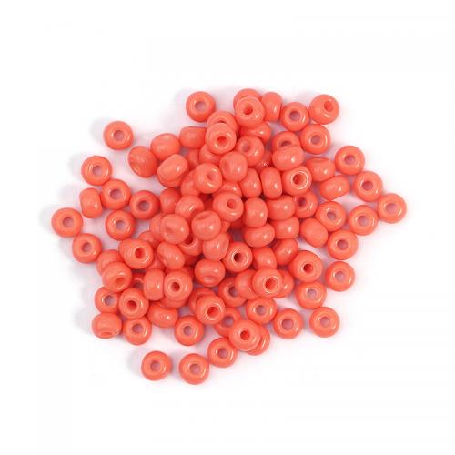Fashion Glass Beads, Flat Round, DIY, more colors for choice, 4mm, Sold By Bag