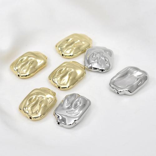 Resin Jewelry Beads, plated, DIY, more colors for choice, 25x18mm, Hole:Approx 1mm, Sold By PC