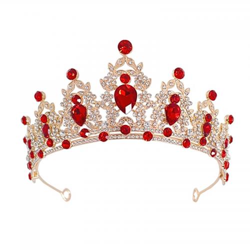 Bridal Tiaras, Tibetan Style, with Rhinestone, fashion jewelry & for woman & with rhinestone, more colors for choice, nickel, lead & cadmium free, Diameter:15 cm,Height:6 cm, Sold By PC