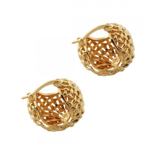Brass Leverback Earring fashion jewelry & for woman golden nickel lead & cadmium free Sold By Pair
