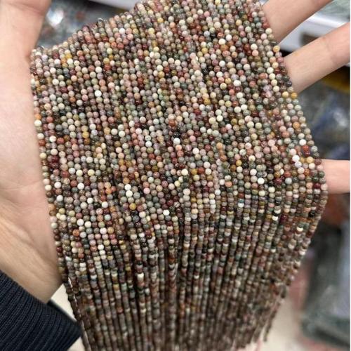 Achat Perlen, rund, poliert, DIY & verschiedene Größen vorhanden, gemischte Farben, verkauft per ca. 38 cm Strang