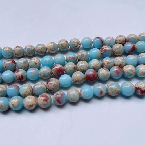 Perles bijoux en pierres gemmes, Shoushan Stone, Rond, poli, DIY & normes différentes pour le choix, couleurs mélangées, Vendu par brin