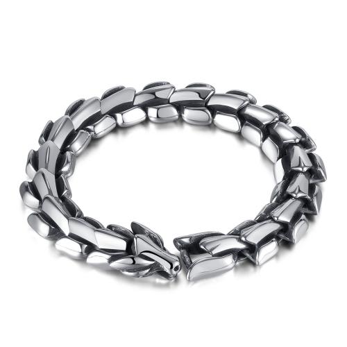 Stainless Steel Jewelry Bracelet 304 Stainless Steel polished fashion jewelry & for man original color nickel lead & cadmium free mm Length Approx 230 mm Sold By PC